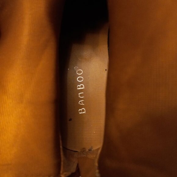 Bamboo Womens Ankle Boots Brown Black Lace Up Combat Snow Size 7 - Picture 8 of 13